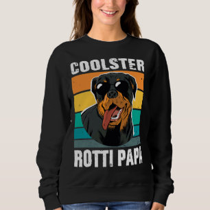 Sweatshirt Cute Dog Daddy Vintage Rottweiler Dog Trainer