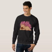 Sweatshirt Cute Dogs Sleeping French Bulldog (Devant entier)