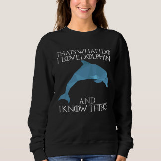 Sweatshirt Cute Dolphin Whale Dolphins Underwater world Ocean