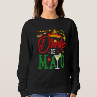 Sweatshirt Cute Drinko De Mayo Margarita Sombrero Cin Mexicai