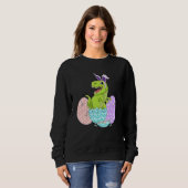 Sweatshirt Cute Easter Dinosaur T Rex Bunny Easter Day (Devant entier)