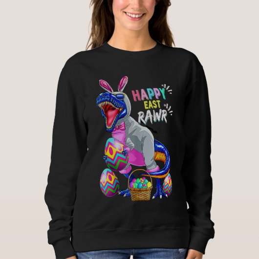 Sweatshirt Cute Eastrawr Saurus (Devant)