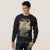 Sweatshirt Cute Fairy Being I provide magic and miracles (Devant entier)
