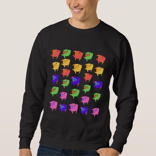 Sweatshirt Cute Fish 585 (Devant)