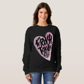 Sweatshirt Cute Forever Together Graffiti Valentine`s Day Lov (Devant entier)