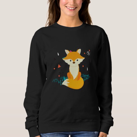 Sweatshirt Cute Fox 1 (Devant)