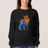Sweatshirt Cute Fox  Graphic  Fox Animal Graphic (Devant)