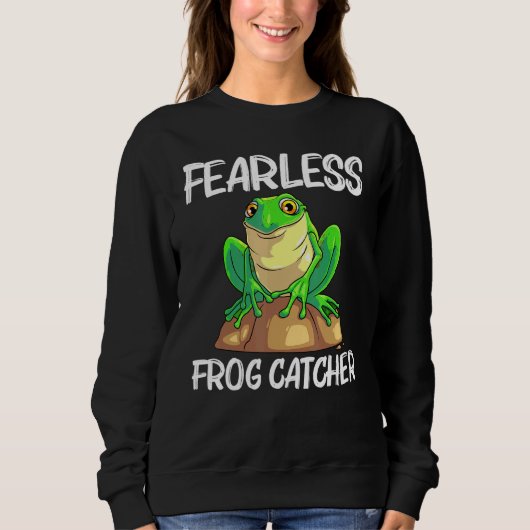 Sweatshirt Cute Frog Pour Hommes Femmes Enfants Eau Douce Ani (Devant)
