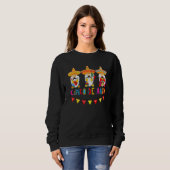 Sweatshirt Cute Funny Cinco De Mayo Gnome Partie Fiesta Mexic (Devant entier)