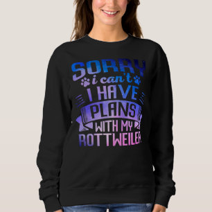 Sweatshirt Cute Galaxy Rottweiler Chien Galaxy Space Chien Pr