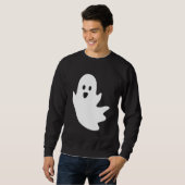 Sweatshirt Cute Ghost Halloween Pocket Boo (Devant entier)