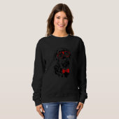 Sweatshirt Cute Giant Schnauzer dog mom dog (Devant entier)