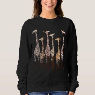 Sweatshirt Cute Giraffe Animal Nature Hommes Femmes Enfants