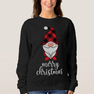 Sweatshirt Cute Gnome Joyeux Noël famille assortie pyjama