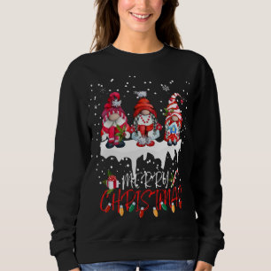 Sweatshirt Cute Gnomes Merry Christmas Light Family Gnome Xma