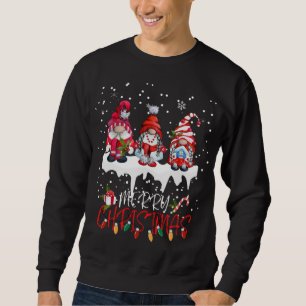 Sweatshirt Cute Gnomes Merry Christmas Light Family Gnome Xma