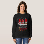 Sweatshirt Cute Gnomes Merry Christmas Light Family Gnome Xma (Devant entier)