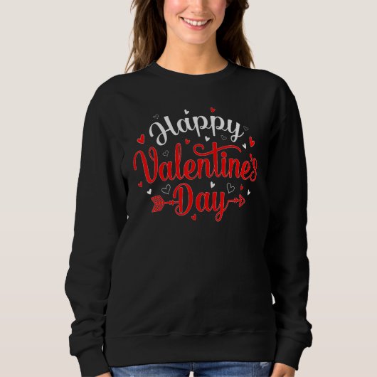 Sweatshirt Cute Gnomes Valentines Love Leopard Plaid Couple M (Devant)