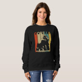 Sweatshirt Cute Gorilla Animal (Devant entier)