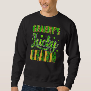 Sweatshirt Cute Grammy S Lucky Charm Leopard Shamrocks St Pat