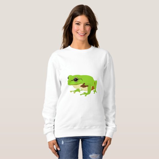Sweatshirt Cute Green Tree (Devant entier)