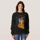 Sweatshirt Cute Halloween Costume Witchy Unicorn Halloween (Devant entier)