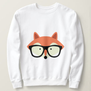Sweatshirt Cute Hipster Red Fox