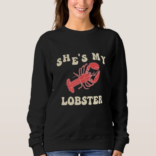 Sweatshirt Cute His & Hers Lobster Couple Matching Shirt for  (Devant)