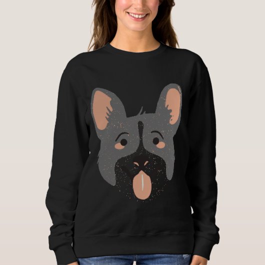 Sweatshirt Cute Husky (Devant)