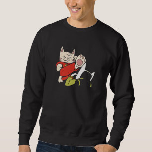 Sweatshirt Cute Karate Cats
