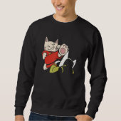 Sweatshirt Cute Karate Cats (Devant)