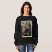 Sweatshirt Cute Kawaii Gamer Capybara Funny Ramen Retro Japan (Devant entier)