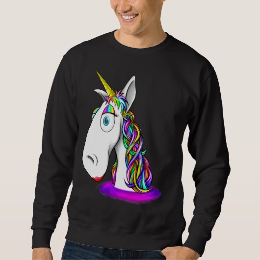 Sweatshirt Cute Kids Love Great Awesome  Mythical Creature Da (Devant)