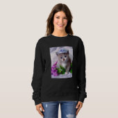 Sweatshirt Cute Kitten Cat (Devant entier)