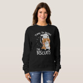 Sweatshirt Cute Kitty Temps Pour Rendre Les Biscuits Cat Univ (Devant entier)