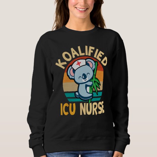 Sweatshirt Cute Koala Bears Intensive Care Unit Koalified ICU (Devant)