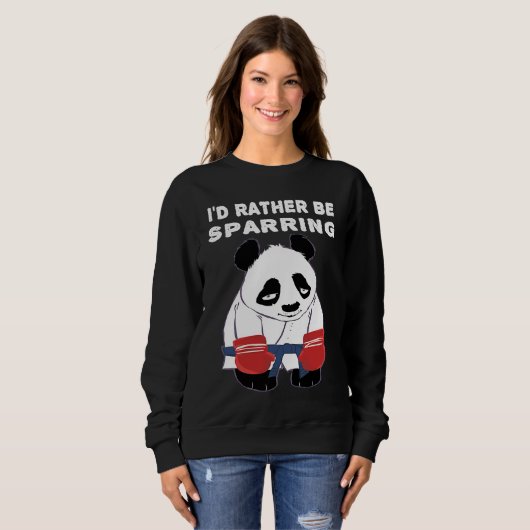 Sweatshirt Cute Kung Fu Karate Panda (Devant entier)