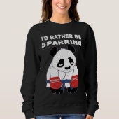 Sweatshirt Cute Kung Fu Karate Panda (Devant)
