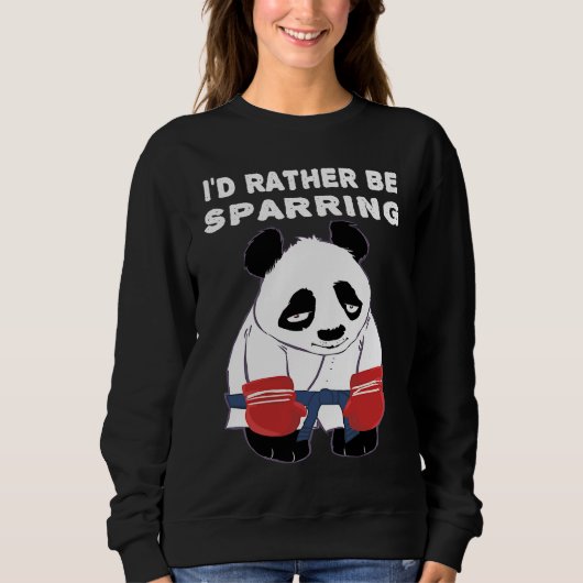 Sweatshirt Cute Kung Fu Karate Panda (Devant)