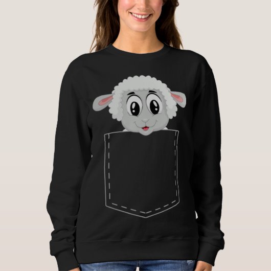 Sweatshirt Cute lamb for children sheep boys and girls (Devant)