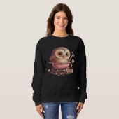 Sweatshirt Cute Little Owl Valetines Animal Love  13 (Devant entier)