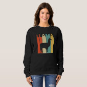 Sweatshirt Cute Llama Animal (Devant entier)