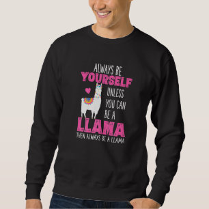 Sweatshirt Cute Llama Llamas Filles Femmes