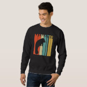 Sweatshirt Cute Manatee Animal (Devant entier)