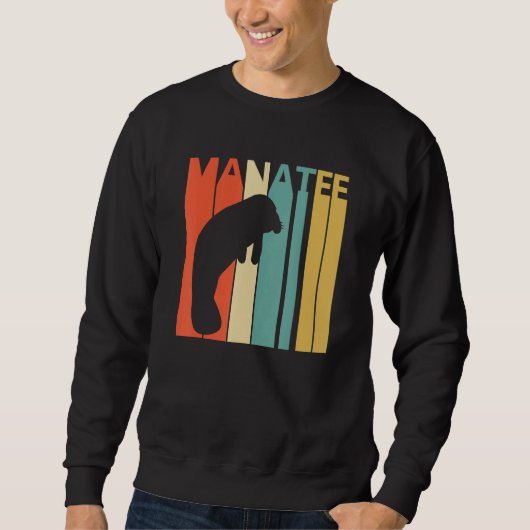 Sweatshirt Cute Manatee Animal (Devant)