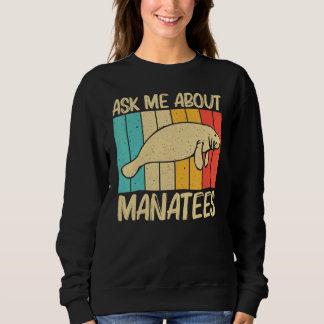 Sweatshirt Cute Manatee For Men Women Sea Cow Dugong Manatee 