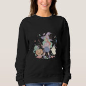 Sweatshirt Cute Modern Witch (Devant)