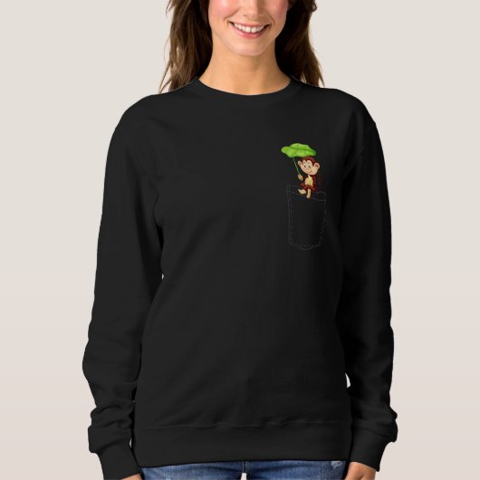 Sweatshirt Cute Monkey (Devant)