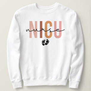 Sweatshirt Cute Nicu Nurse Design, Cadeau Pour NICU Nurse