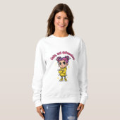 Sweatshirt Cute, Not Defenseless Women's Hoodie (Devant entier)